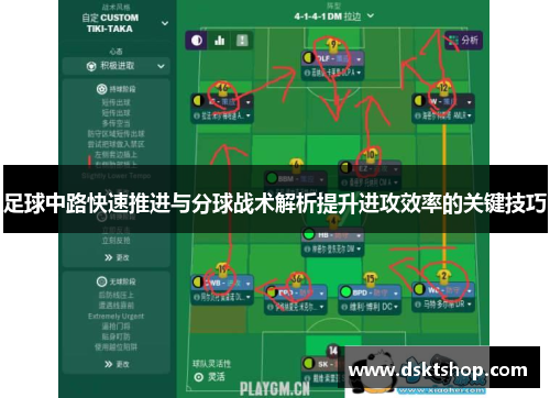 足球中路快速推进与分球战术解析提升进攻效率的关键技巧
